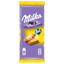 Шоколад молочний Milka з солоним крекером Tuc 87г